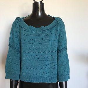 Free People Sandcastle Crop Sweater